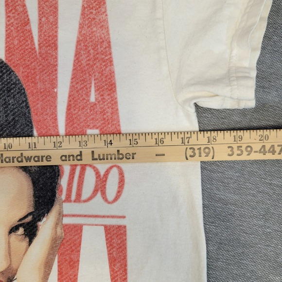 Selena Amor Prohibido Tour 1994 Graphic T-Shirt Cream Small Official Merchandise - Picture 2 of 7